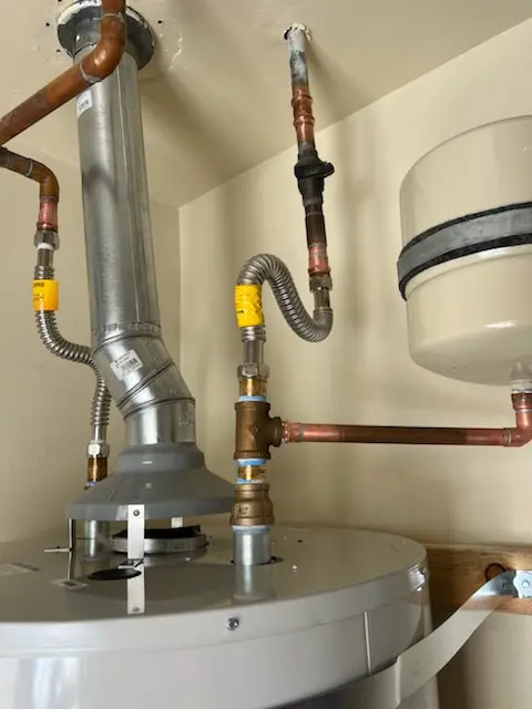 Water heater installation and plumbing repair in Princeton Walk